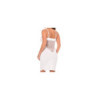 Robe décollectée blanche Emilia 